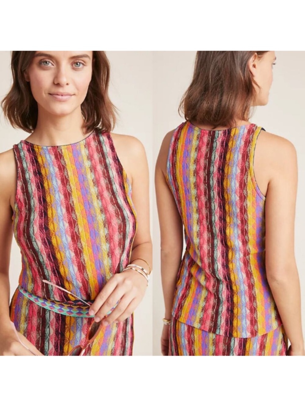 Aldomartins | Anthropologie Marbella Knit Tank Top Sz L